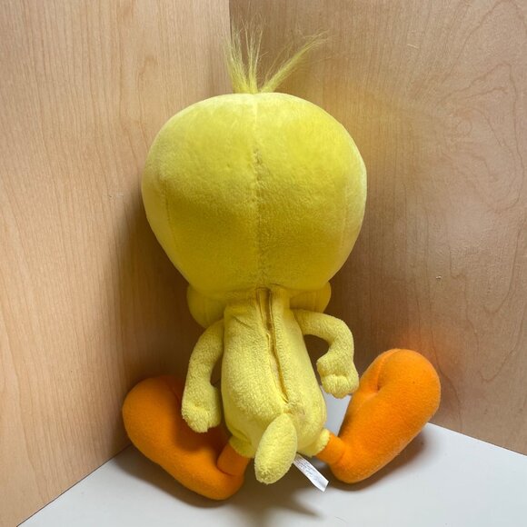 Vintage Talking Tweety Bird Plush Toy 16" Looney Tunes Collectible Yellow & Oran - Picture 6 of 16